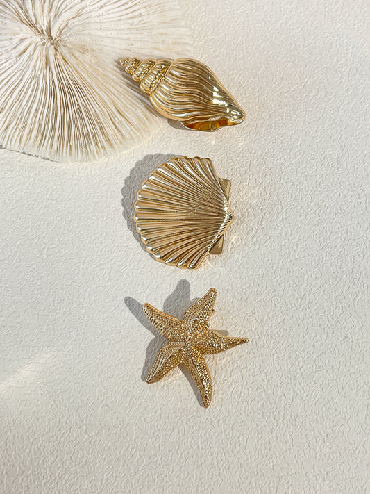Shell Hair Pin 3/set
