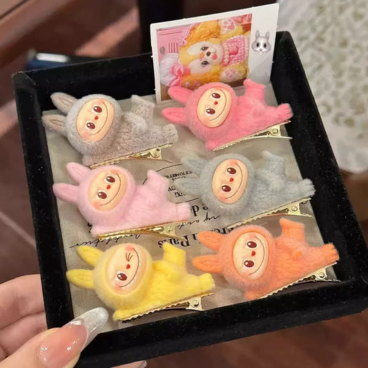 Plush Labubu Hair Pin
